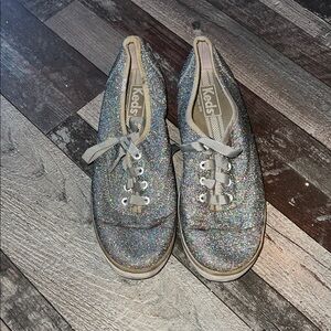 Keds Sparkly Silver Sneakers
